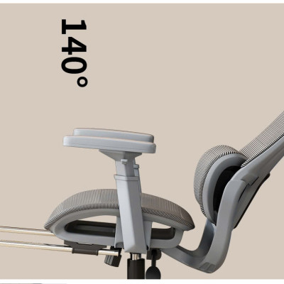 Office Furniture with Tilt Lock and Lumbar Support, Adjustable Arms, With Footrest. Nội thất văn phòng có khóa nghiêng và hỗ trợ thắt lưng, tay vịn có thể điều chỉnh, có chỗ để chân