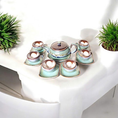 Bộ ấm trà cao cấp Bát tràng -11