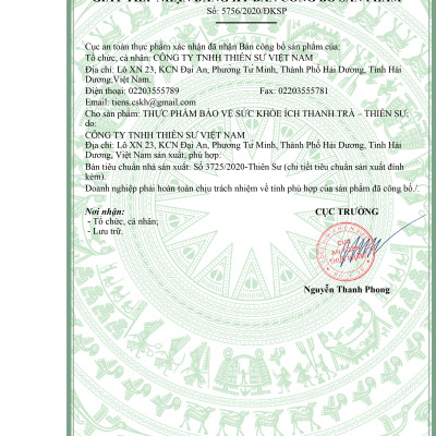 TPBVSK Ích thanh trà - Thiên Sư