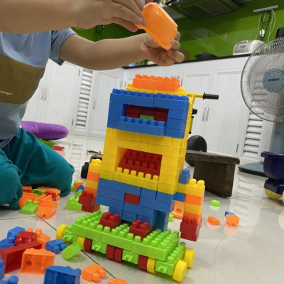 Bộ Đồ Chơi Lắp Ráp 265 Mảnh Ghép Sáng Tạo Cho Bé