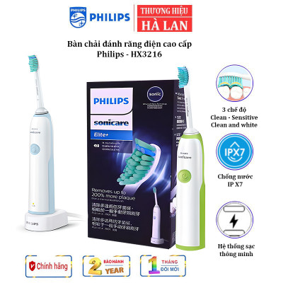 Bàn chải đánh răng điện Philips HX3216 - Hàng nhập khẩu