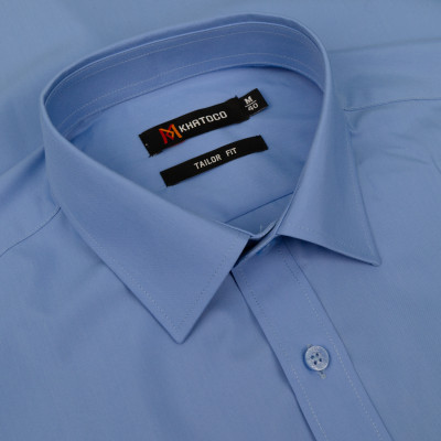 Áo sơ mi nam dài tay mã Khatoco A1MD360T1-CNBL635-2610-D