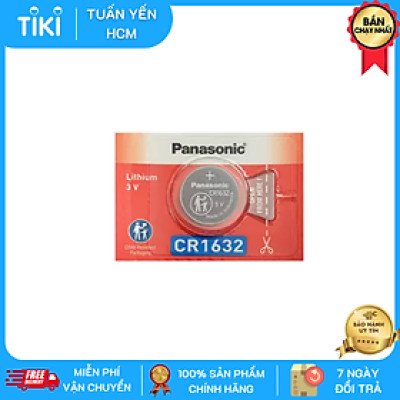{Panasonic VN nhập khẩu} Pin Cúc Áo Panasonic  CR1632  3V Lithium dùng cho đồng hồ, thiết bị điện tử...