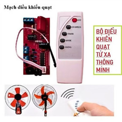 BỘ ĐIỀU KHIỂN BẬT TẮT TỪ XA CHO QUẠT MẪU MỚI CHẤT LƯỢNG