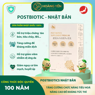 Postbiotics Supplement Premium - Men vi sinh thế hệ mới từ Nhật Bản