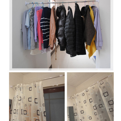 Thanh treo rèm cửa đa năng, không cần khoan tường hay bắt vít, thay đổi vị trí linh hoạt