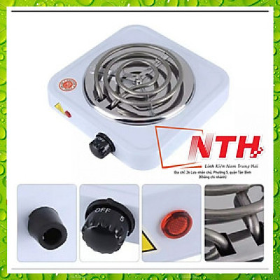 Bếp điện mini làm nóng pha cafe Hot Plate 100W, Bếp hơ lá trầu cho bé, nấu đa năng tiện lợi