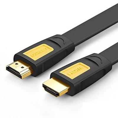 Ugreen UG10128HD101TK 1.5M màu Vàng Cáp tín hiệu HDMI chuẩn 2.0 hỗ trợ phân giải 4K * 2K 60hz - HÀNG CHÍNH HÃNG