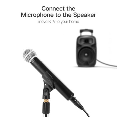 Ugreen UG20721AV131TK 5M màu Đen Cáp âm thanh 6.5mm sang cannon âm - HÀNG CHÍNH HÃNG