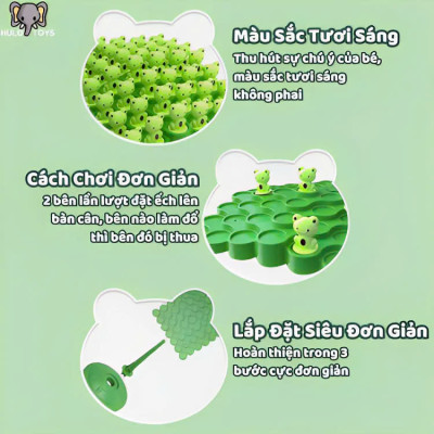 Đồ Chơi Trẻ Em, Đồ Chơi Cân Bằng Ếch, Phi Hành Gia, Gấu Panda, Đồ Chơi Xếp Hình Cân Bằng