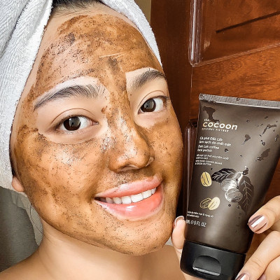 Combo Cà phê tẩy da chết da mặt Cocoon 150ml + Son tẩy da chết môi Cocoon 5g