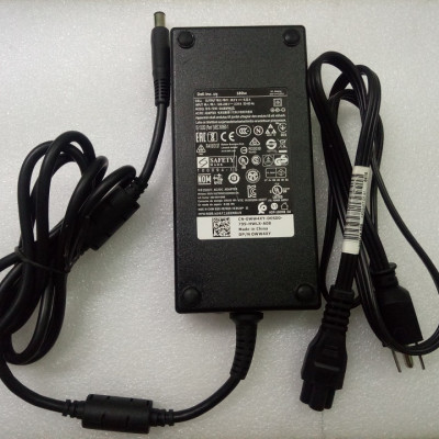 Adapter sạc laptop Dell 180w (19.5v-9,23A) Slim, kim to 7.4mm x 5.0mm dùng cho laptop Dell Alienware M14X, M15x, M17x, M17x R3, Dell Precision M4600, M4700, M6300, M6400, XPS L702X - Hàng chính hãng