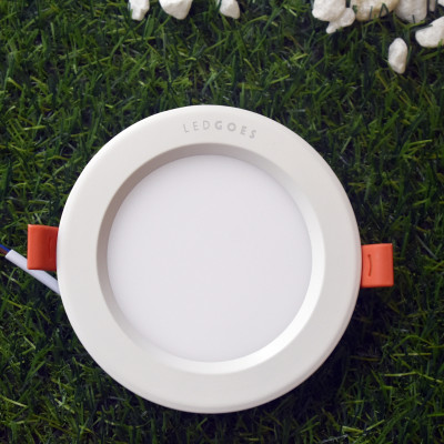 Đèn LED âm trần siêu mỏng LEDGOES 9W lỗ khoét 120mm