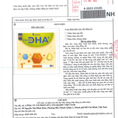 Sữa bột Colos DHA+ 1+ / hộp 800g