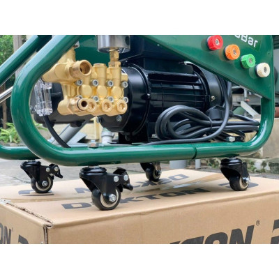 Máy Rửa Xe Công Nghiệp Dekton DK-HPW2350 - Công Suất 2350W - Có Chỉnh Áp - Motor Đầu Rời - Di Cuyển Bằng  Bánh Xe