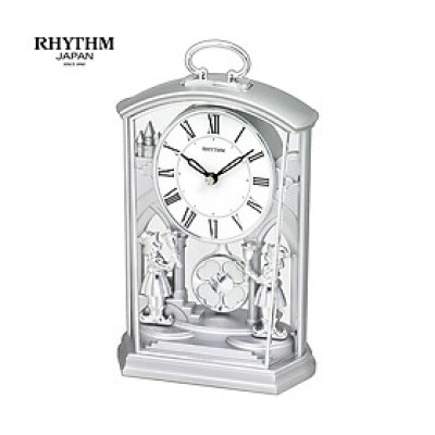Đồng hồ để bàn Rhythm 4RP796WR19 Kt 14.0 x 22.8 x 8.3cm, 390g Vỏ nhựa. Dùng Pin.