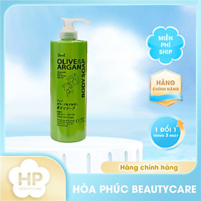 Sữa Tắm Dưỡng Sáng Mịn Da Sạch Sâu Deve Olive & Argan Body Soap (130 G)