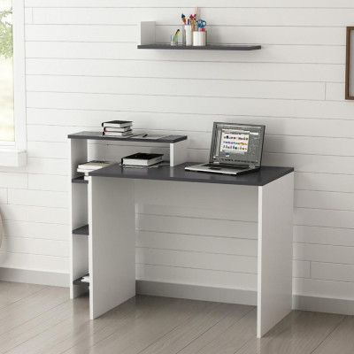 Bàn vi tính gỗ phong cách hiện đại SMLIFE Dracule