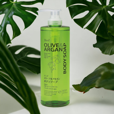 Sữa Tắm Dưỡng Sáng Mịn Da Sạch Sâu Deve Olive & Argan Body Soap (130 G)