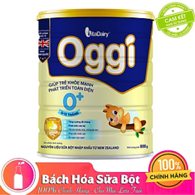 Sữa Oggi 0+ 800g - Giúp trẻ khoẻ mạnh phát triển toàn diện