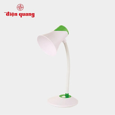 Đèn bàn bảo vệ thị lực Điện Quang ĐQ DKL15 WG BW (Màu trắng-xanh lá cây, bóng led warmwhite)