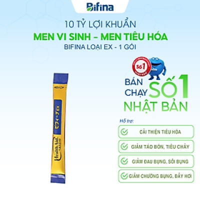 Men tiêu hóa Bifina Nhật Bản - Loại EX - Lẻ 1 gói (không có hộp)