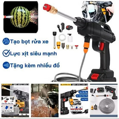 MÁY RỬA XE PIN ÁP LỰC MẠNH HÀNG CHUẨN