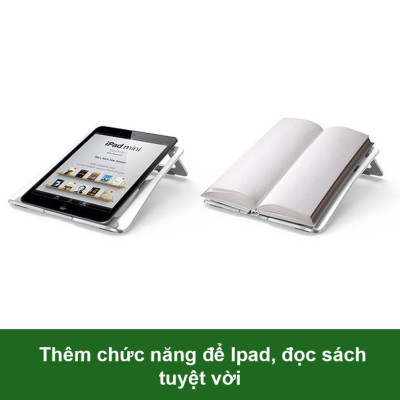 Đế Tản Nhiệt Máy Tính Laptop PIX-LINK X5P Bằng Hợp Kim Nhôm, Điều Chỉnh 5 Cấp Độ - Hàng Chính Hãng