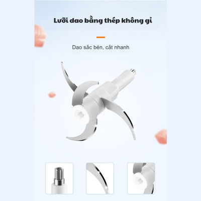 Máy xay thịt đa năng SOKANY SK-7036 công suất cao 750W, cối thủy tinh cao cấp dung tích 2.5L - HÀNG CHÍNH HÃNG