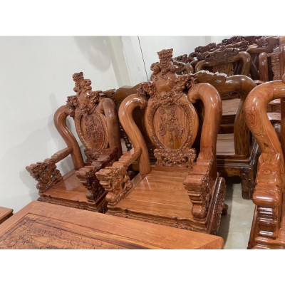 Bàn ghế cao cấp phượng gỗ hương đá - Nội thất phòng bếp - Nội thất gia đình - Nội thất sang trọng - Nội thất trẻ em