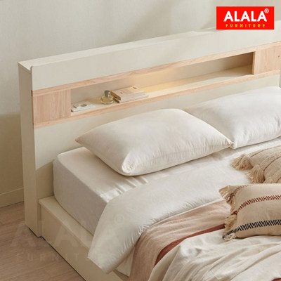 Giường ngủ ALALA1213 + 3 hộc kéo / Miễn phí vận chuyển và lắp đặt/ Đổi trả 30 ngày/ Sản phẩm được bảo hành 5 năm từ thương hiệu ALALA/ Chịu lực 700kg 