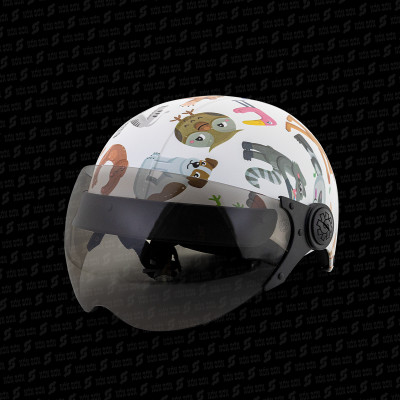 Mũ bảo hiểm hoa văn kính trẻ em chính hãng NÓN SƠN AKE-TR094