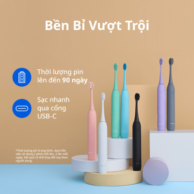 [Chính Hãng] Bàn Chải Đánh Răng Điện Zenyum Sonic MỚi 2.0 - Màu Xanh Dương- Công Nghệ Singapore