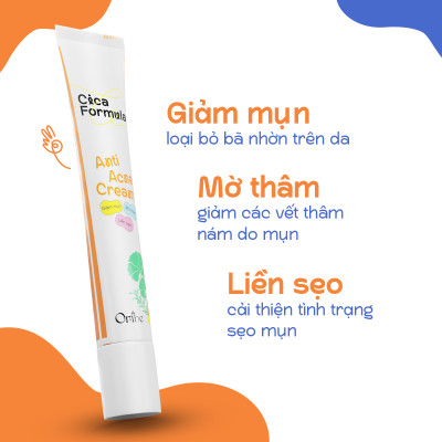 Kem chấm mụn rau má Oribe giảm mụn mờ thâm ngăn ngừa sẹo mụn 20g