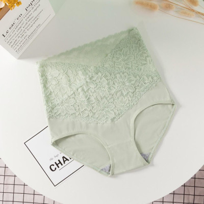 Combo 5 Quần Lót Nữ Cotton Phối Ren Lưng Cao Ôm Bụng 86041 – Màu Pastel Dịu Dàng