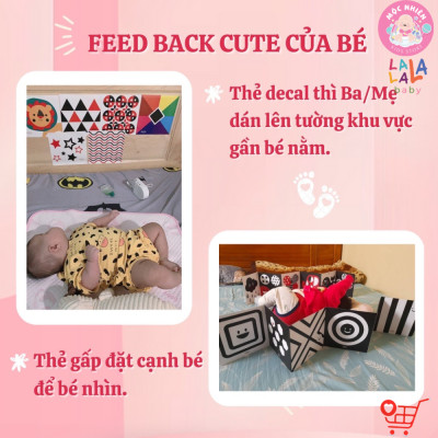 Bộ Thẻ Zigzag Lalala Baby Kích Thích Thị Giác Trí Não Cho Trẻ Sơ Sinh (0-12 Tháng)