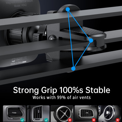 Giá đỡ Choetech H042 điện thoại Mag-netic kẹp khe gió trên ô tô (Hàng chính hãng)