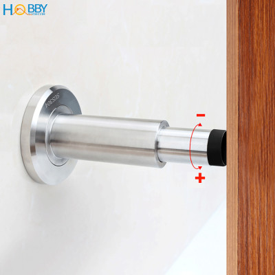 Chốt chặn cửa chống va đập chỉnh cao độ inox 304 Hobby Home Decor CC9