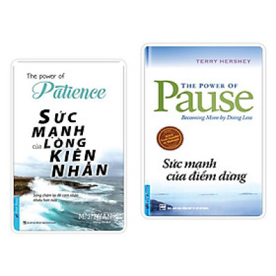 Combo Sách Tư Duy :  Sức Mạnh Của Lòng Kiên Nhẫn + Sức Mạnh Của Điểm Dừng - First News