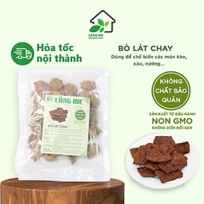 Bò Lát Chay Loại Ngon ( 1 Kg và 5 Kg ), Thực Phẩm Chay Ngon Thành Phần Tự Nhiên Không Chất Bảo Quản Không Biến Đổi Gen Sườn Non Chay Làng Me