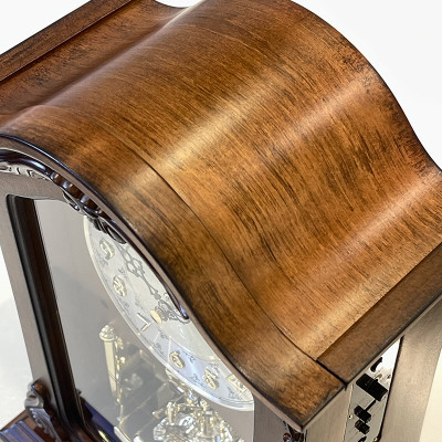 Đồng hồ Để bàn Rhythm CRH209UR06 – Kt 21.0 x 37.0 x 12.5cm, Vỏ gỗ. Dùng Pin.