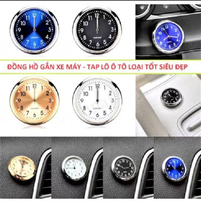Đồng hồ dán xe máy ôtô có keo sẵn dán ở bất cứ đâu bạn muốn 