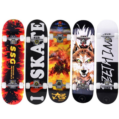 Ván trượt Người Lớn Skateboard Mặt Nhám, Bánh Pu  Cỡ Đại 80x20+ Khung Hợp Kim Nhôm Chịu Lực(Nhiều Màu sắc)
