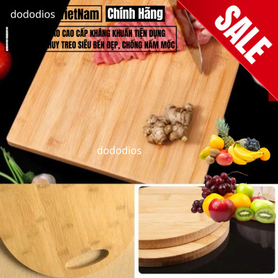 [LOẠI XỊN - TỐT] Thớt Gỗ Tre Nhà Bếp Có Khuy Treo Chống Nấm Mốc Bền Đẹp Kháng Khuẩn Không Bị Mùn - Chính hãng dododios