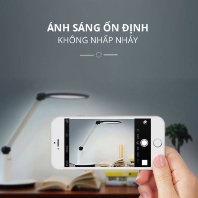 Đèn Để Bàn đổi màu 19W Panasonic HHGLT062319 Chip Led RG0, không ánh sáng xanh, an toàn cho mắt, điều chỉnh độ sáng