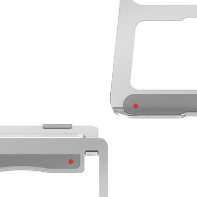 Đế nhôm gập tản nhiệt HXSJ dành cho Laptop, Macbook - Hàng nhập khẩu 