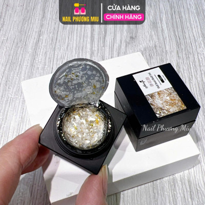 Gel Nhũ Xà Cừ Trắng Monya 8g Làm Nail, Tạo Hiệu Ứng Móng Đẹp Mắt: Ẩn Xà Cừ, Vân Đá, Gel Ẩn, Dễ Sử Dụng Cho Móng Lấp Lánh Nữ Women