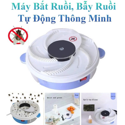 Máy Bắt Ruồi Thông Minh Tự Động – Diệt Sạch Ruồi Muỗi Không Cần Hóa Chất