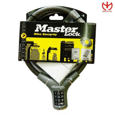 Khóa số dây cáp Master Lock 8229 dài 0.9m x 12mm