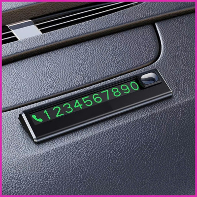 Bảng Số Liên Lạc, Gắn Taplo Xe ôtô, Tiện Dụng, Văn Minh, Đỗ Xe Vướng Đường, Lối Đi Mọi Người Biết Số ALO- Takyhome  9300